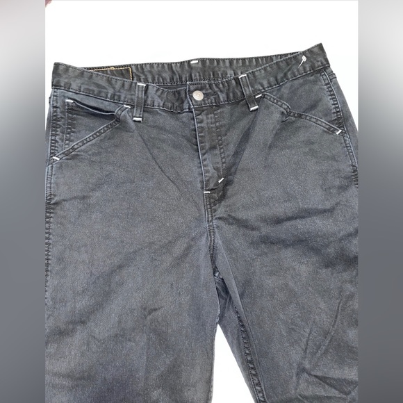 Levi’s Men's Utility Fit Workwear Straight Jeans Black Canvas Size 32W X 30 L - Picture 6 of 8